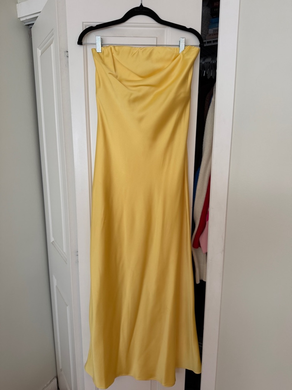 Show Me Your MuMu Yellow Strapless Taylor Tube Dress - Picture 2 of 3